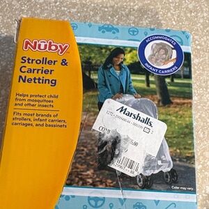 Nuby Stroller & Carrier Netting in Blue and Yellow